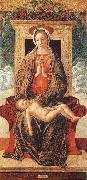 BELLINI, Giovanni Madonna Enthroned Adoring the Sleeping Child jhkj Sweden oil painting reproduction
